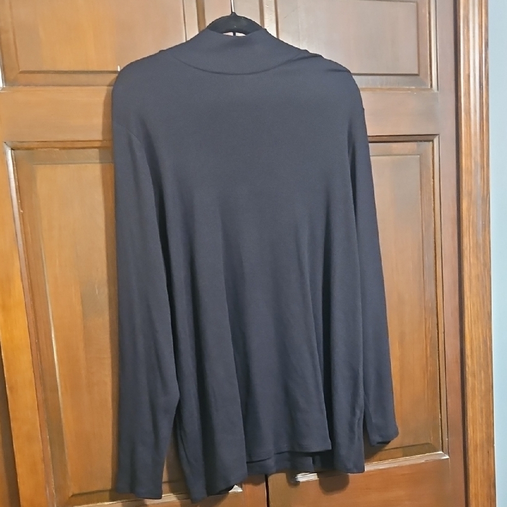Nwt Ava & Viv Long Sleeve Black Shirt